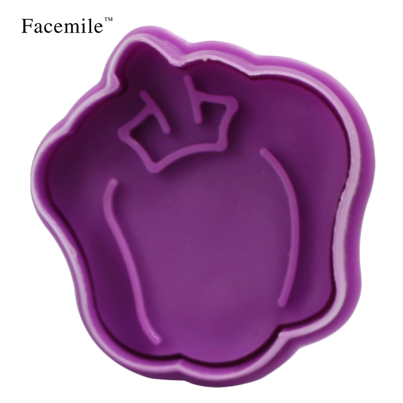 4 шт. Морковные баклажаны томатная тыква Плунжер резак для печенья Подарочная