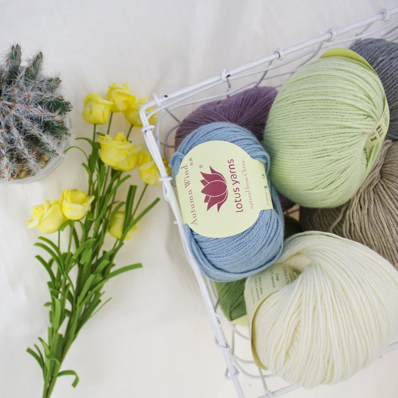 

5*50g ball Autumn/winter Soft Cotton Cashmere Yarn DIY Hand knitted Crochet scarf clothes Yarn