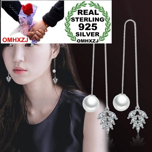 OMHXZJ/оптовая продажа Модные женские серьги Висячие длинные с кисточками из