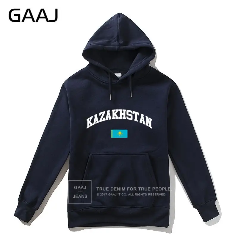 GAAJ Kazakhstan Flag мужская толстовка женская мужская на молнии Повседневная флисовая толстовка с капюшоном пальто Мужская Уличная одежда Felpe# GUJQ8