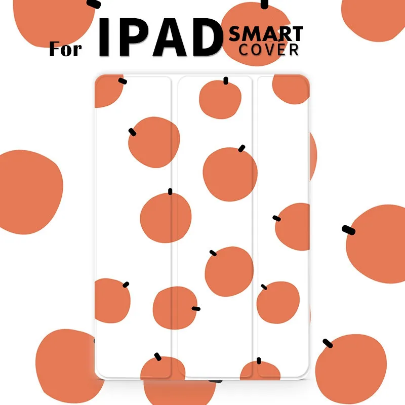 Оранжевый чехол-книжка на магнитной застежке Чехол для iPad Pro 9," air 10,5 11 10,2 12,9 мини-платье на возраст 2, 3, 4, 5, планшетный чехол для iPad 9,7 5th 6th 7th gen