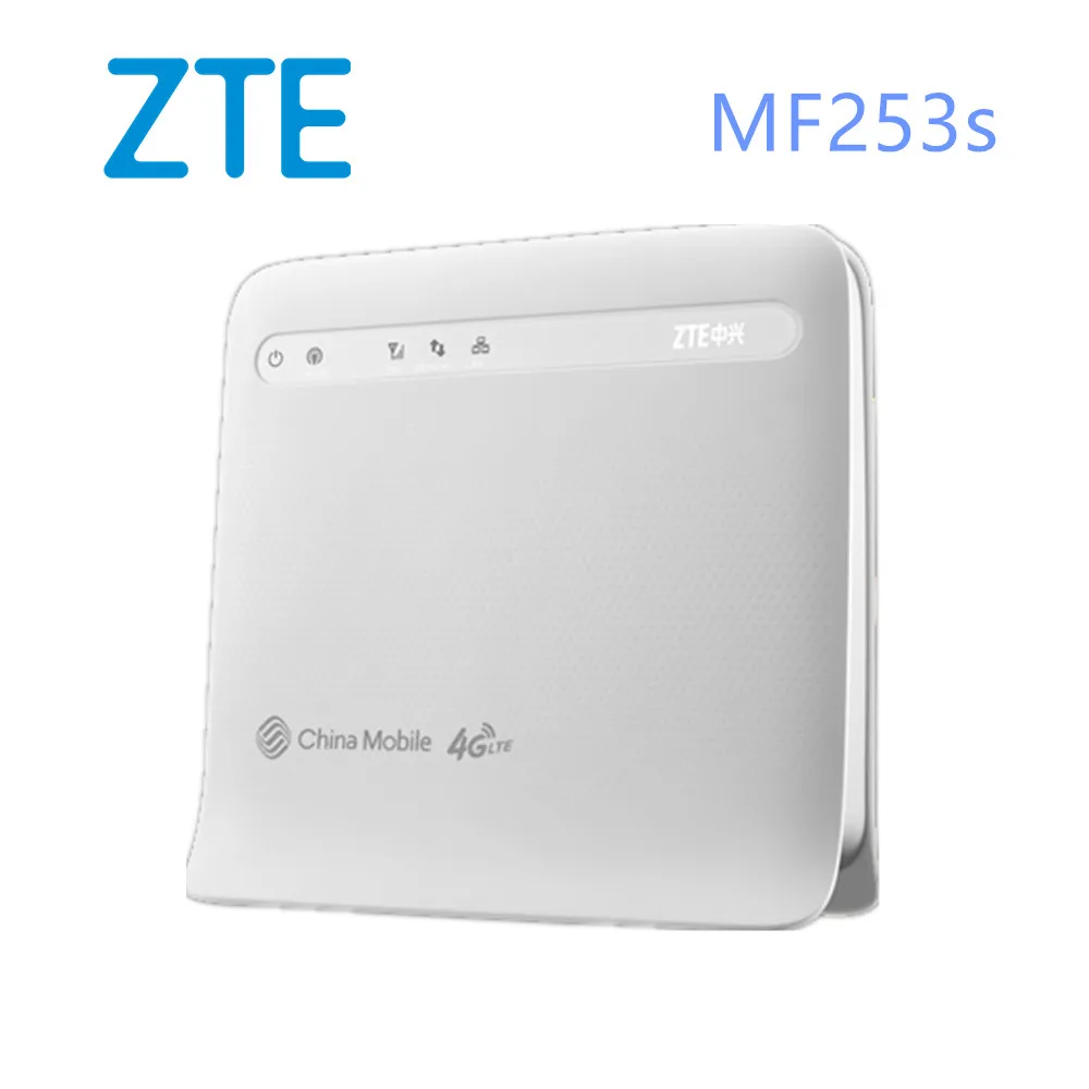 Разблокированный беспроводной Роутер ZTE MF253s 4G LTE CPE с антенной роутер со слотом