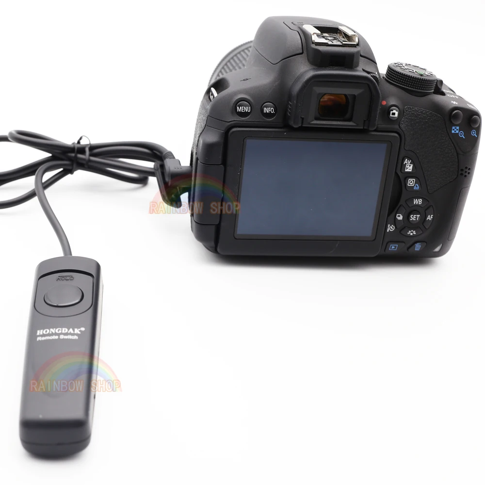 Оптовые продажи пульта дистанционного управления RS-60E3 Remote Shutter Release RS 60E3 для Canon 1000D/600D/550D/450D/400D/350D/300D/200D/20D.