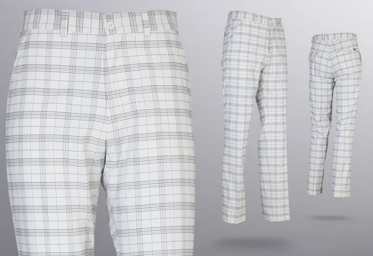 Плед Брюки-Гольф Льна Эластичность Дышащий быстросохнущие Гольф Спортивные