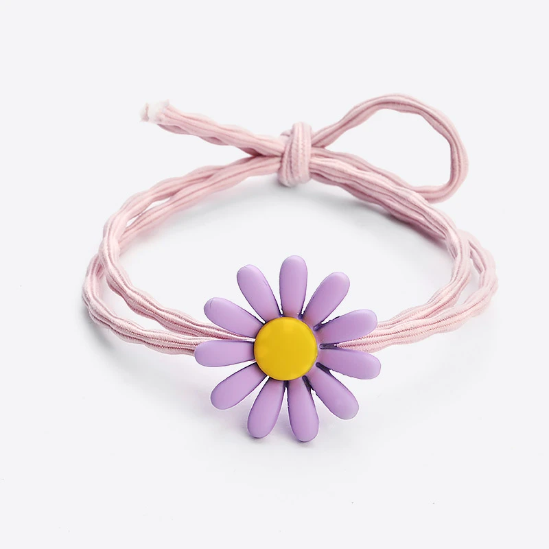 Hair Oranment Fashion Women Girls Flower Elastic Band Ponytail Holder Headbands Scrunchie Rubber Bands Accessories |