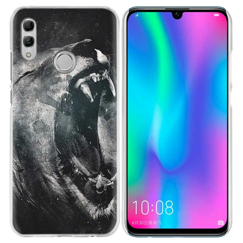 02 Чехол King of The lion для huawei Honor 8X Y9 9 10 Lite Play 8C 8S 8A Pro V20 20i 10i Y6 Y7 жесткий чехол для телефона из поликарбоната - Цвет: 02