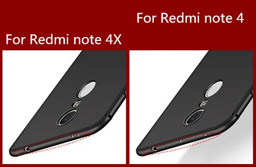 Для Xiaomi Redmi Note 4X чехол глобальная версия note 4 X черный мягкий силиконовый из ТПУ для