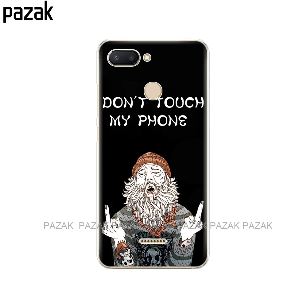 34262 Силиконовый чехол для Xiaomi Redmi 6, чехлы, полная защита, мягкая задняя крышка из ТПУ, чехол для телефона Xiaomi Redmi6, бампер hongmi 6, чехол - Цвет: 34262
