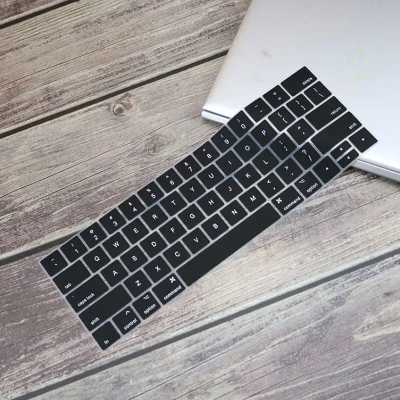 Силиконовая крышка клавиатуры для Apple Macbook Pro 13 15 дюймов 1707/1706 с сенсорной панелью модель США мягкая защита