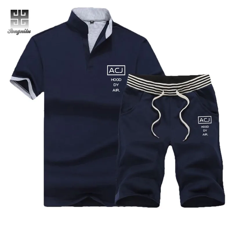 Мужской летний комплект из футболки и шортов | Мужская одежда