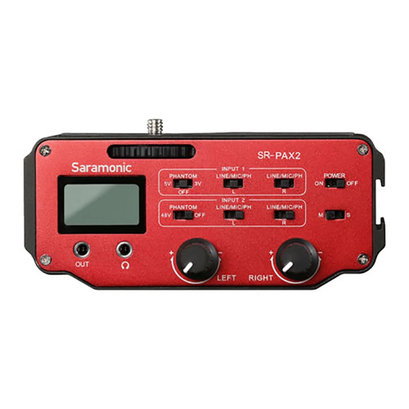 Saramonic SR PAX2 аудио миксер предусилитель два XLR и 3 5 мм разъем для DSLR & беззеркального
