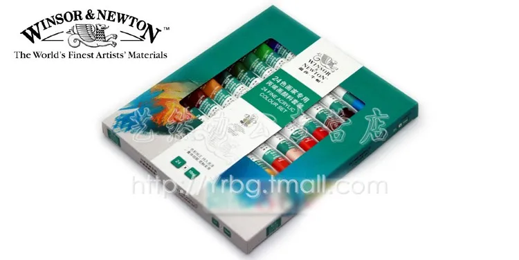 Бесплатная доставка Winsor Newton набор акриловых красок настенная краска пигмент