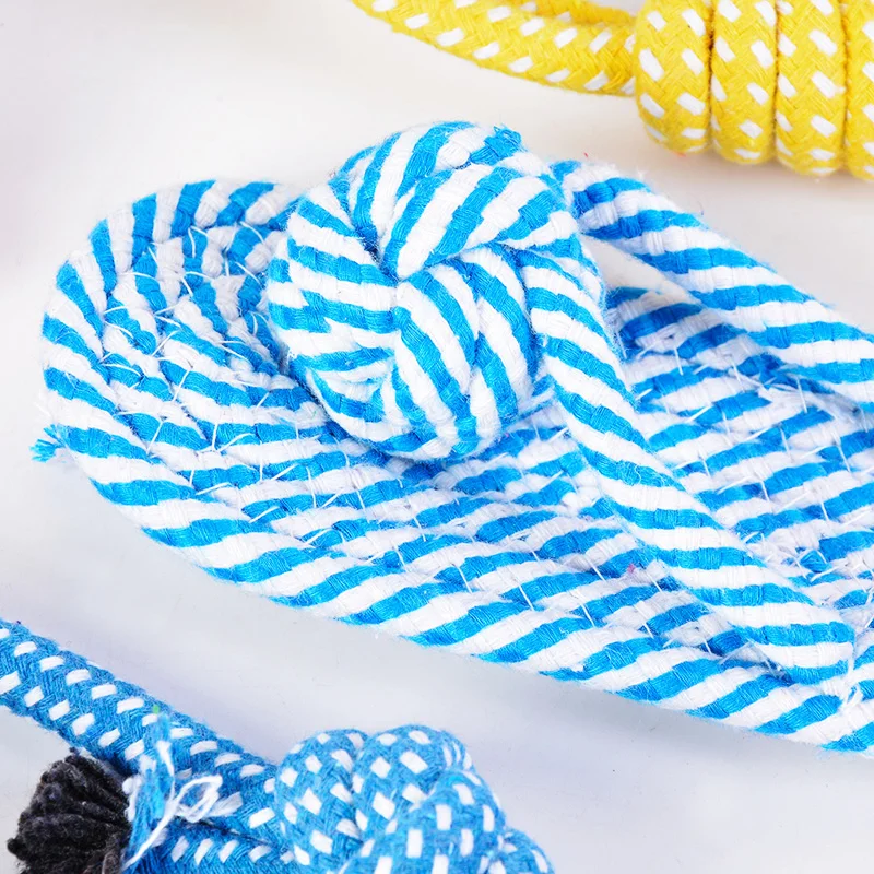 1 набор игрушка из хлопковых ниток Чистка моляров красочная устойчивость к укусу