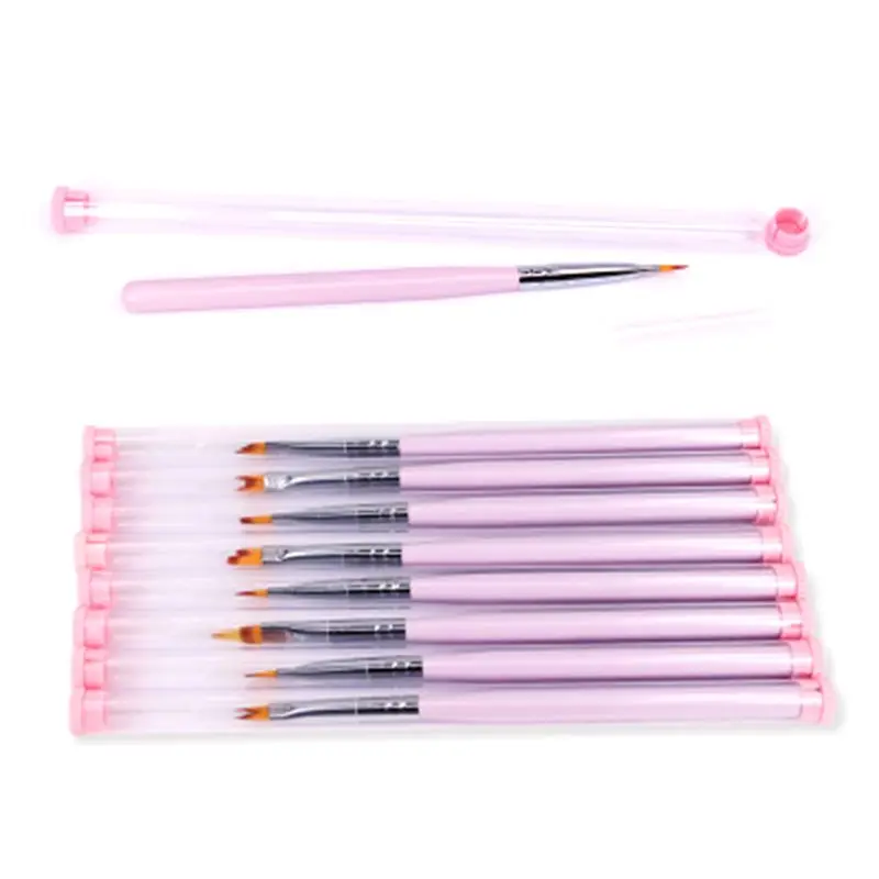 

1Pc Nail Art Painting Flower Gradient Design Acrylic Brush UV Gel Pen Manicure Tool 14.8CMJJ