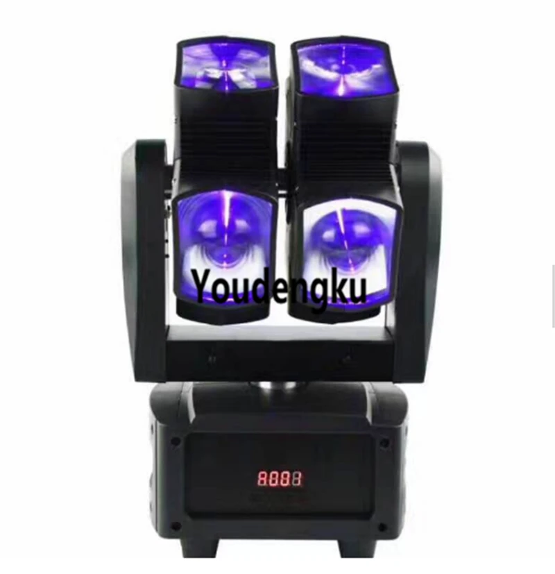 20 pieces dual hot wheels 8 Moving Head Beam Led 10w 8*10w RGBW 4 in 1 led beam wash mini moving head light