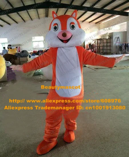 Rident оранжевый белка бурундук Chipmuck чиппи Eutamias костюм талисмана персонажа из