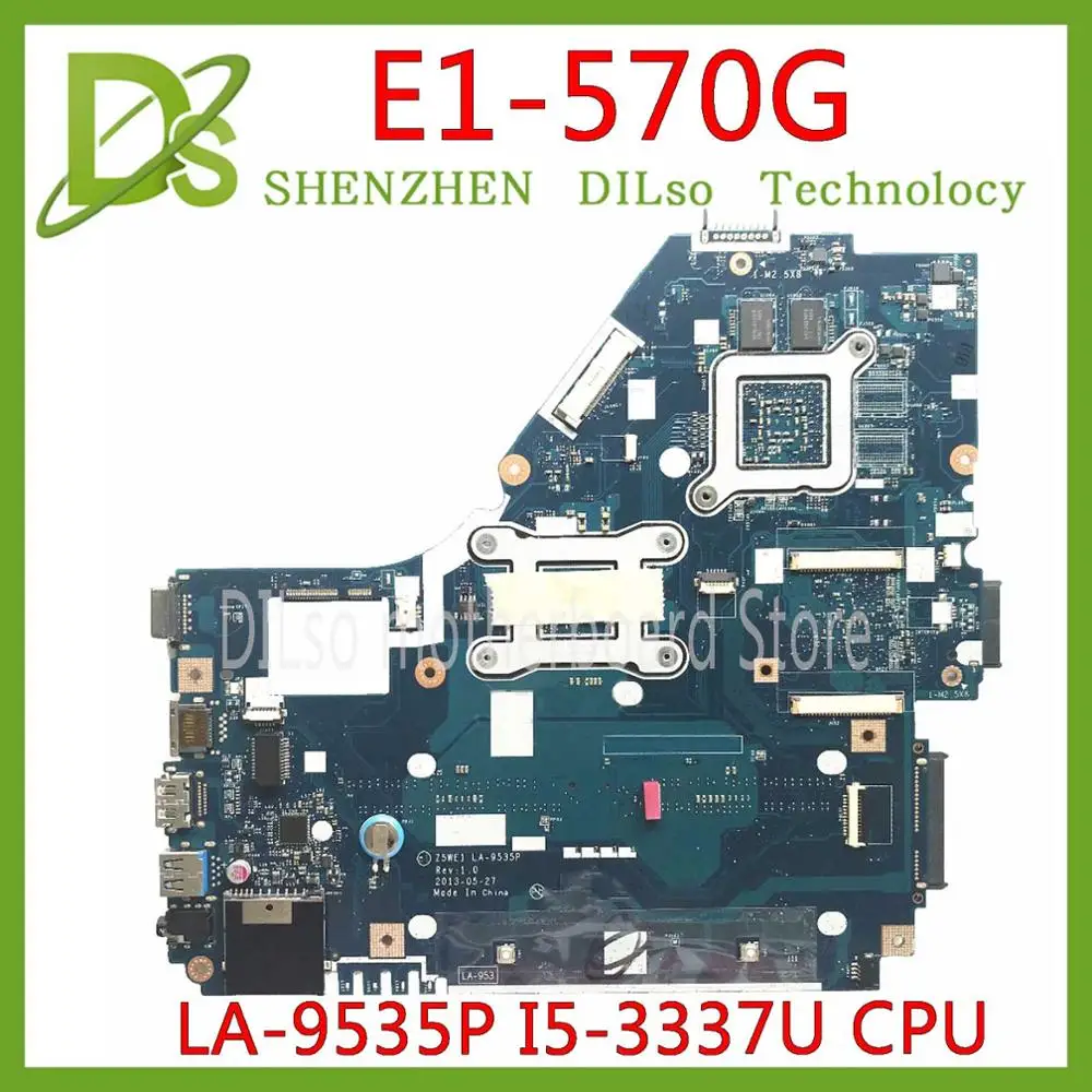 KEFU Z5WE1 LA 9535P материнская плата для Acer aspire E1 530 570 570G ноутбука I5 3337U GT740 2G тест работа