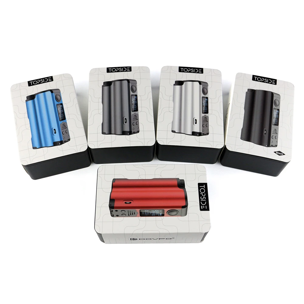 Original DOVPO Topside 90W Top Fill TC Squonk MOD with 10ml Large Bottle &amp 0.96 Inch OLED Screen VS Luxotic BF Box Mod | Электроника
