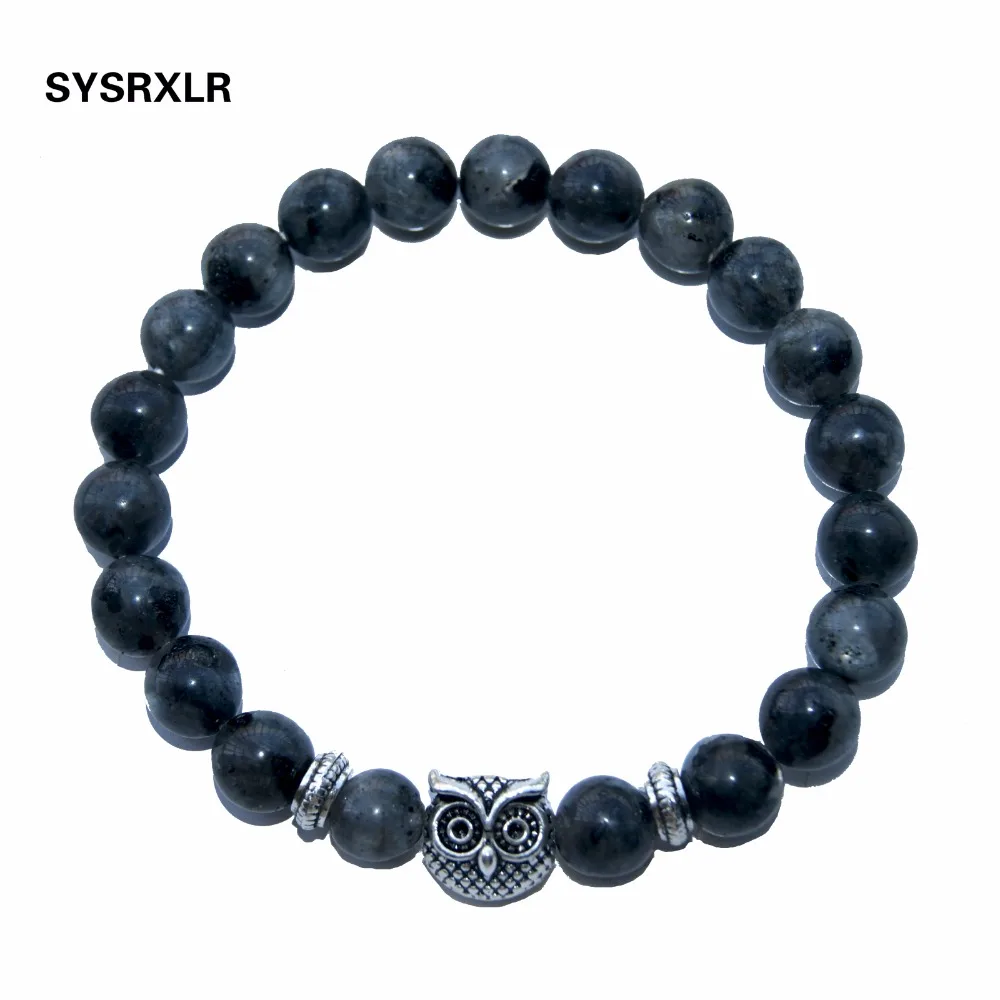 Вулканическая лава с глазами тигра браслет из 19 натуральных камней украшенный