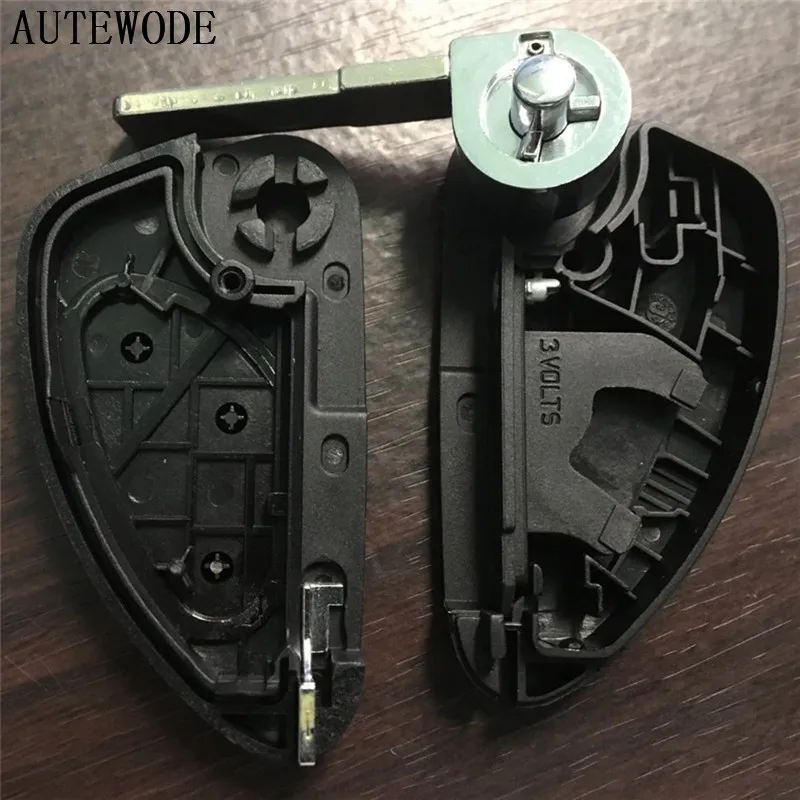 Новинка AUTEWODE чехол для автомобильного ключа Alfa Romeo 147 156 GT 2 3 задняя крышка