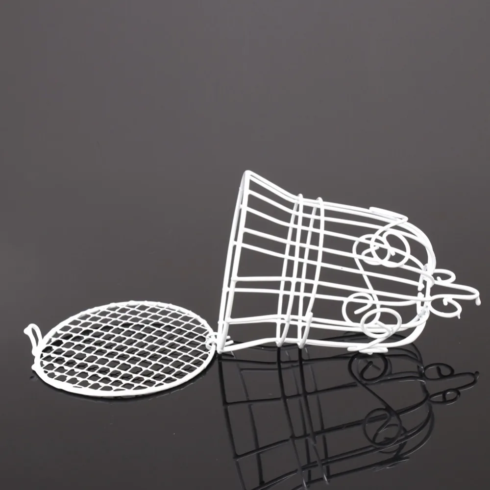 100pcs New Luxe White Bird Cage Wedding Party Gift Box Favor Metal Candy Chocolate Flower | Дом и сад