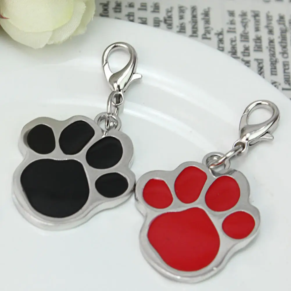 2 шт. Персонализированная идентификация кота милое имя металлическая лапа для