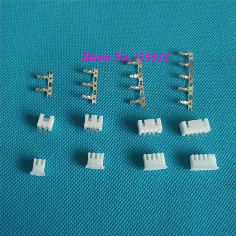 50 комплектов XH 2 54 мм 2/3/4/5/6/7/8/9/10pin JST Штекерный разъем гнездо обжимы DIP 3P|male connector|xh