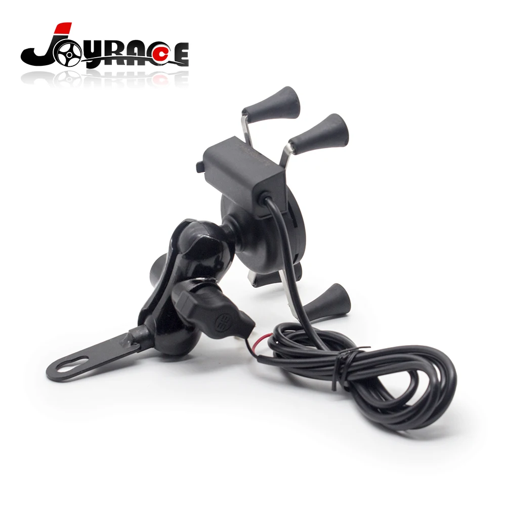 X-Grip 3 5-6 дюймов мотоцикл велосипед руль крепление сотового телефона держатель с USB