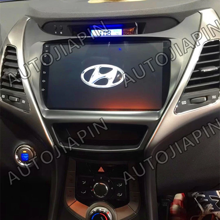 AUTOJIAPIN для HYUNDAI ELANTRA 2011-2013 9 &quotВосьмиядерный Android 8 0 2G ram 1024*600 Автомобильный gps Navi с