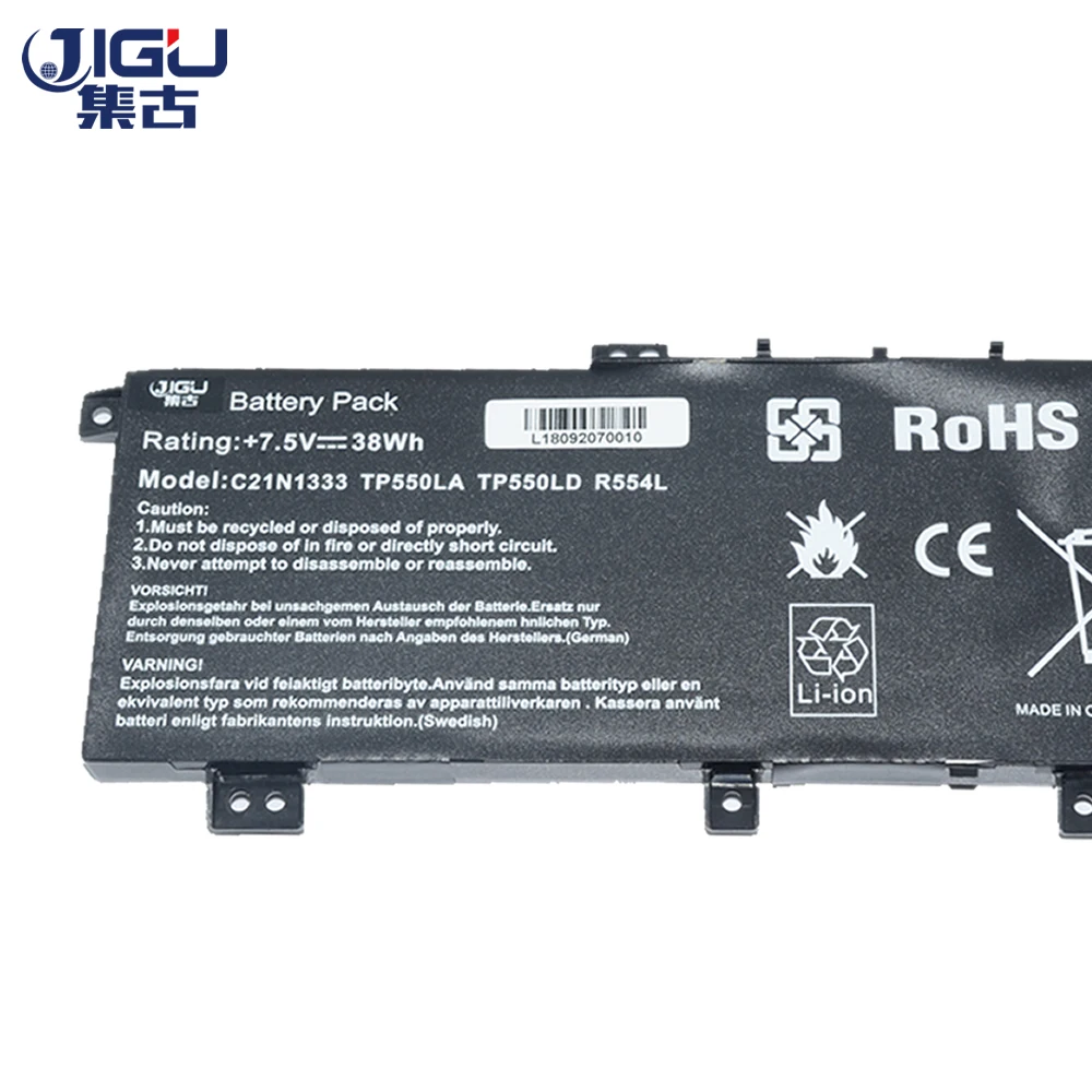 JIGU Новый аккумулятор для ноутбука C21N1333 C21NI333 Asus TP550L TP550LA TP550LD TP550LJ трансформатор