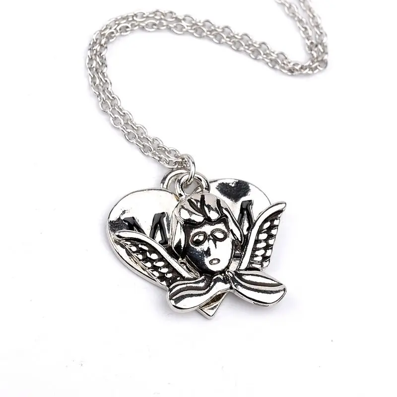 Оптовая продажа подарок на день матери ожерелье серебряного цвета с крыльями