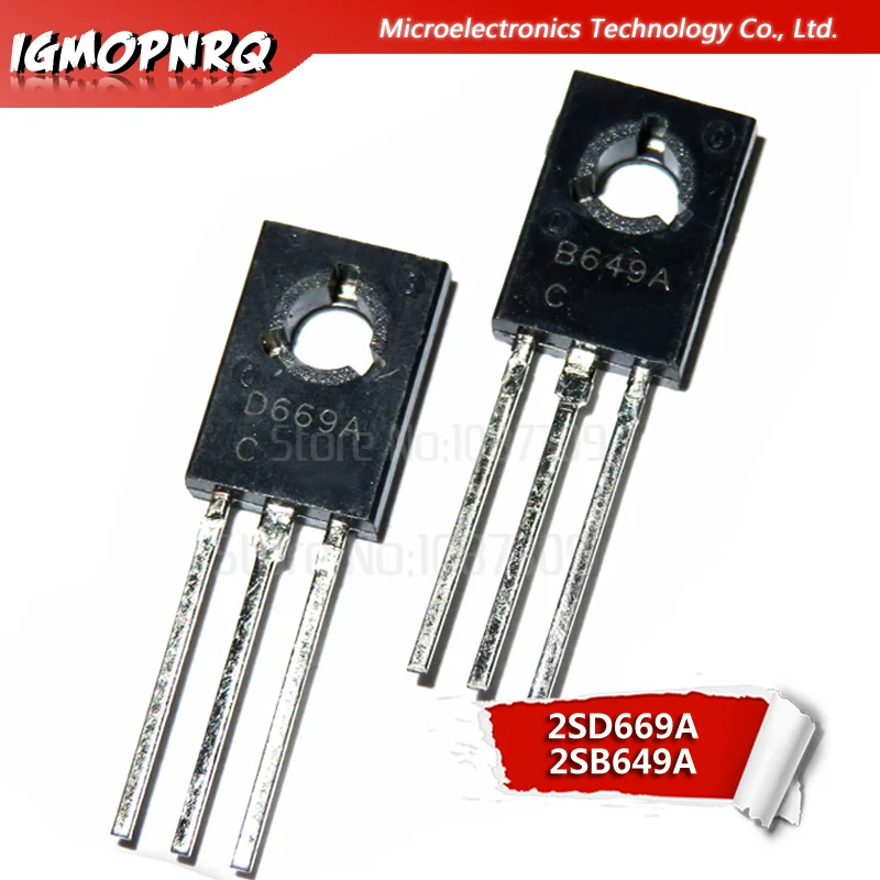 Усилитель звука B649A D669A 2SB649A 2SD669A (10 шт. * + 10 D669A) новый оригинальный усилитель 20 |