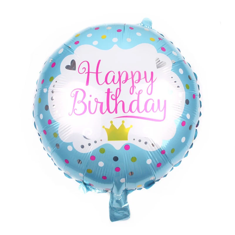 5pcs part of the country free shipping 18 inch happy birthday letter printed aluminum foil helium balloon decoration | Дом и сад