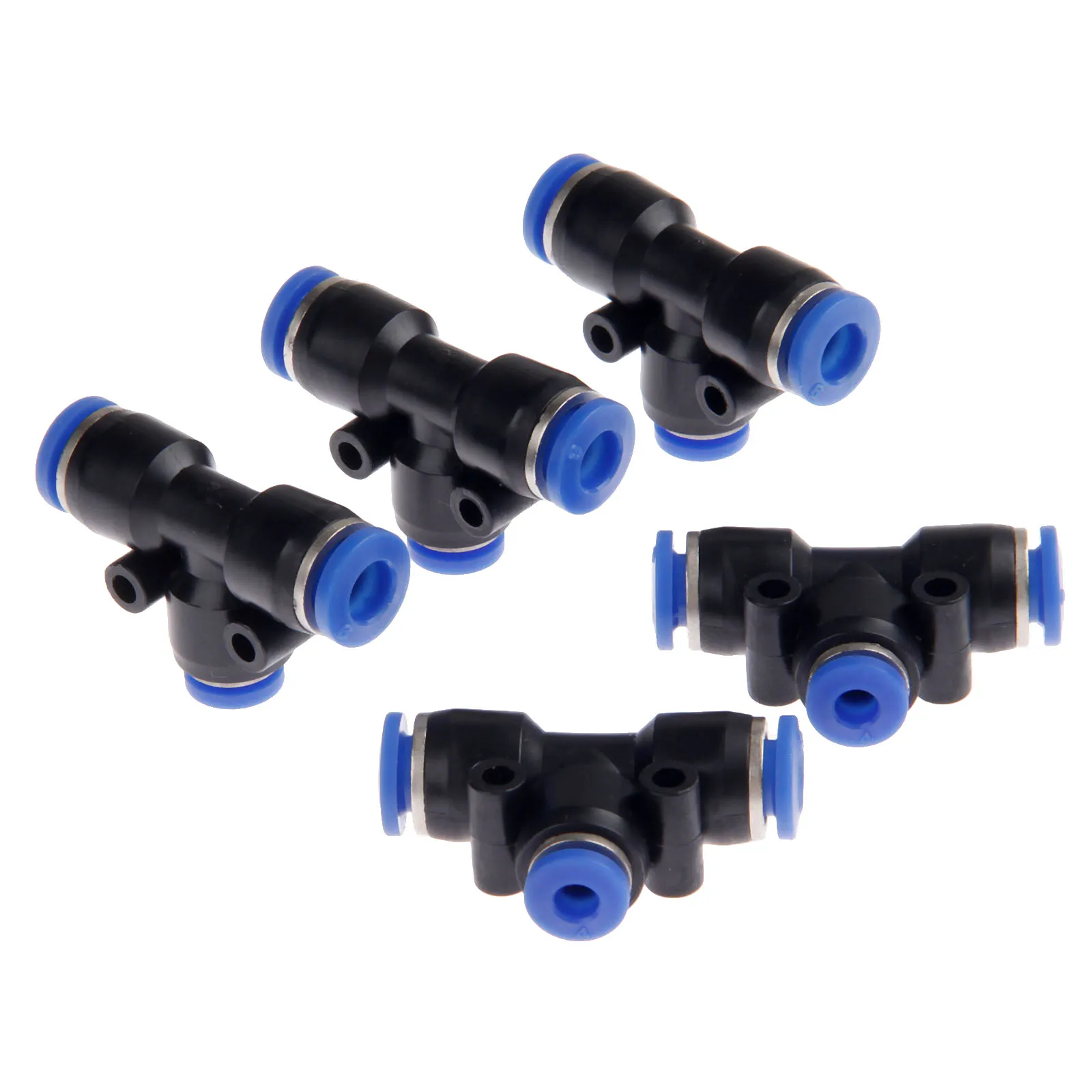 5 шт Пластиковые Пневматические фитинги соединение тройника Быстрый фитинг