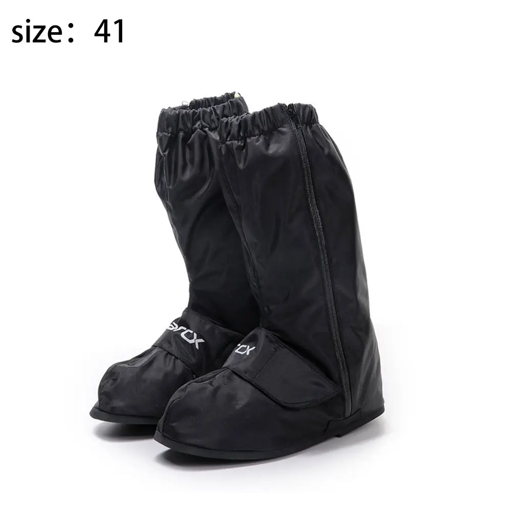 Black 41 ARCX/водонепроницаемая обувь для дождливой погоды в байкерском стиле; нескользящая черная мотоциклетная обувь для дождливой погоды; уличная водонепроницаемая обувь для дождливой погоды; обувь для мужчин; европейские размеры 39-45 - Цвет: Black 41
