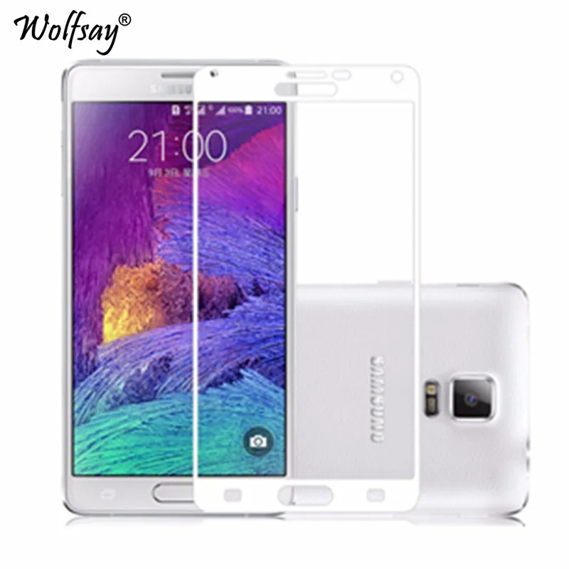 2 шт. защита для экрана СПС Стекло Samsung Galaxy Note 4 закаленное стекло N9100 изогнутая