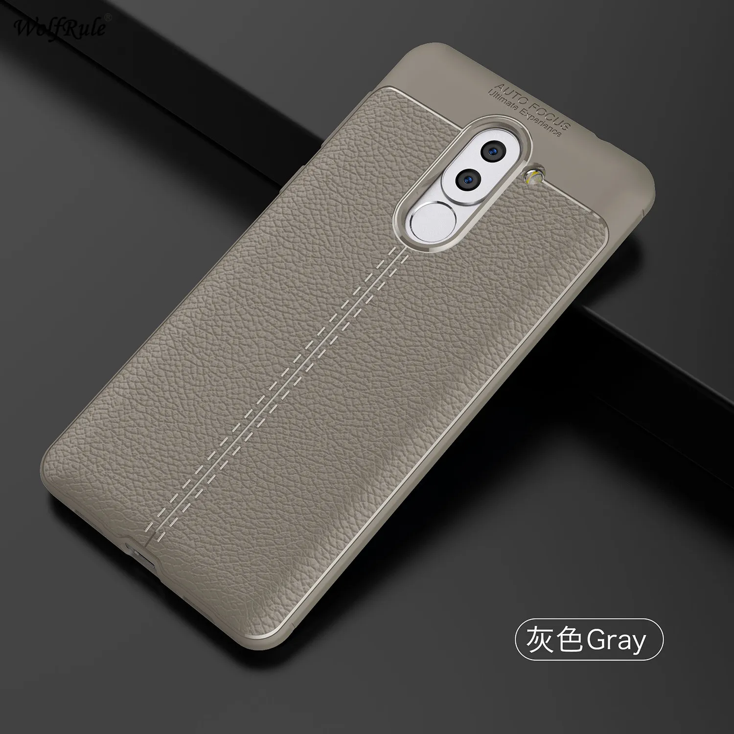 

WolfRule Huawei Honor 6X Case Honor 6x Cover Coque Shockproof Luxury Leather TPU Phone Case For Huawei Honor 6x Funda GR5 2017