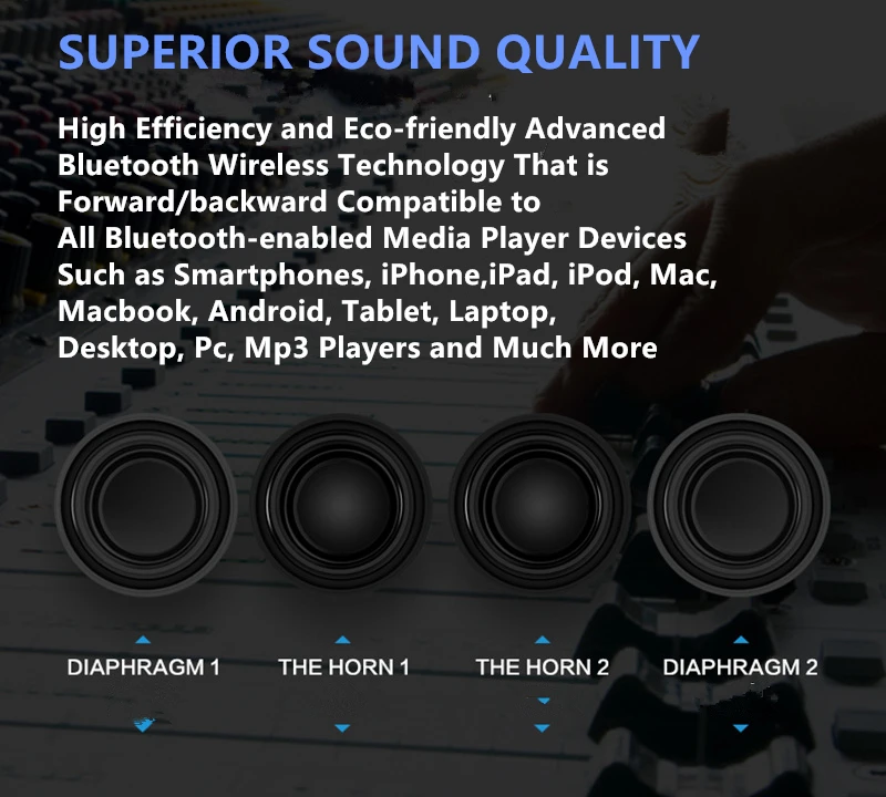 Саундбар Bluetooth динамик Беспроводная колонка динамик s стерео caixa de som Громкий динамик для компьютера портативный для домашнего кинотеатра ПК ТВ