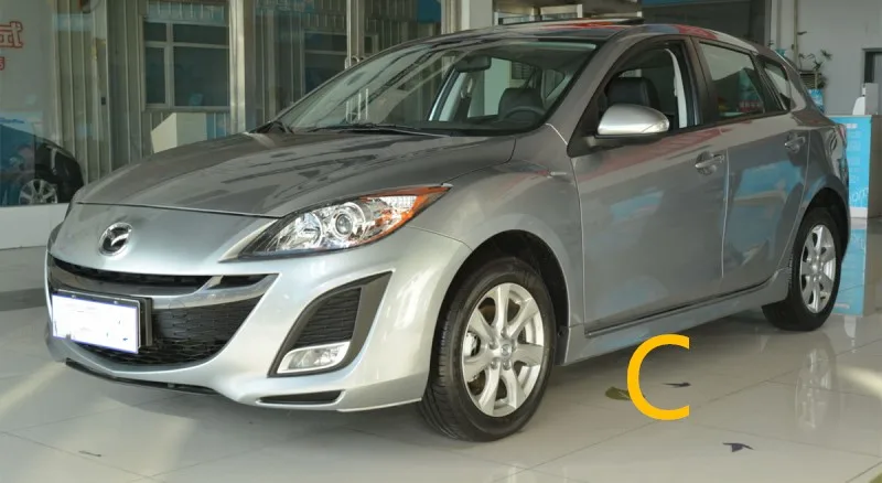 Soarhorse для Mazda 3 2009-2013 Автомобильная боковая крышка зеркала заднего вида дверное Зеркало Крышка корпуса