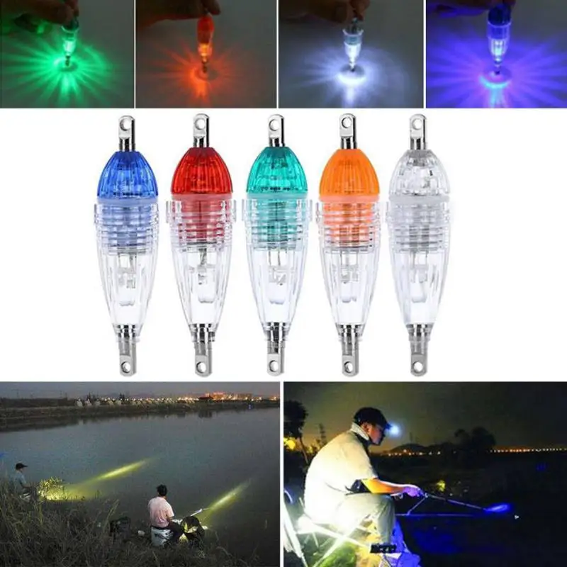 

Mini LED Flashing Deep Drop Fishing Squid Underwater Fish Lure Lamp Fishing Tool