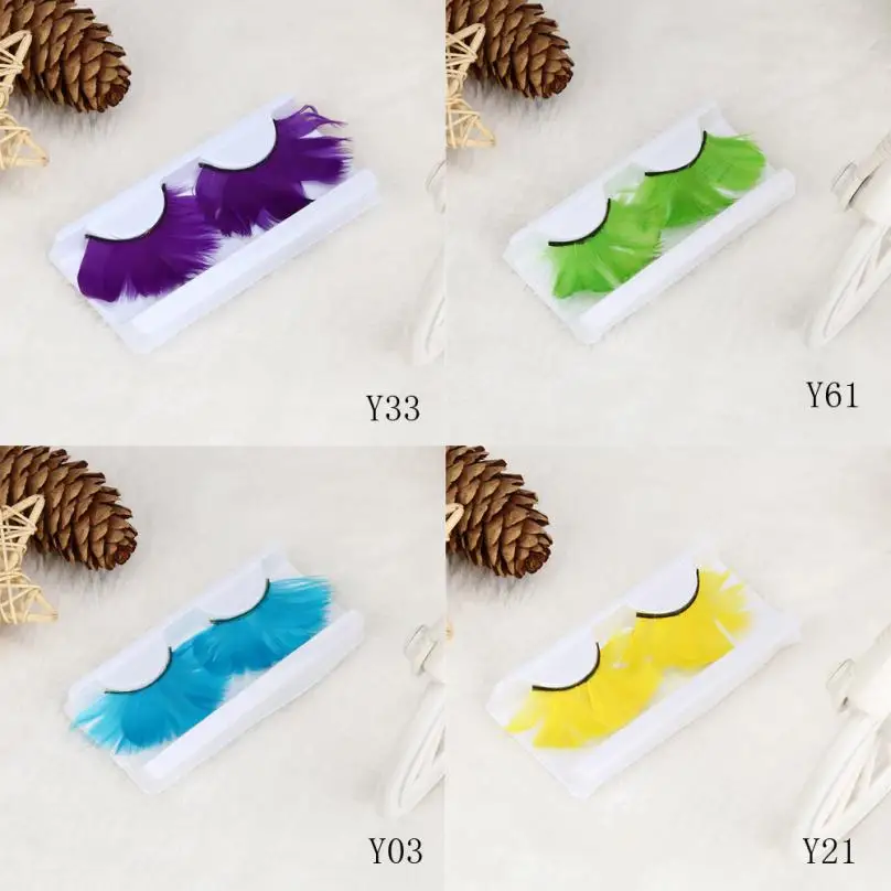 Женский превосходного качества Необычные мягкие длинные перьевые накладные