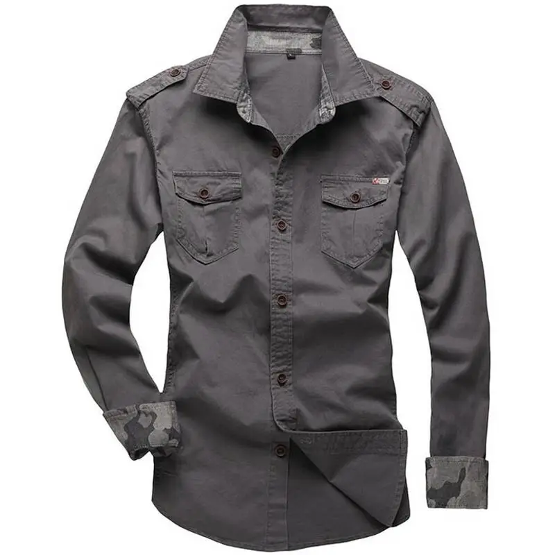 HEE GRAND/мужские облегающие рубашки с длинным рукавом хит продаж повседневные