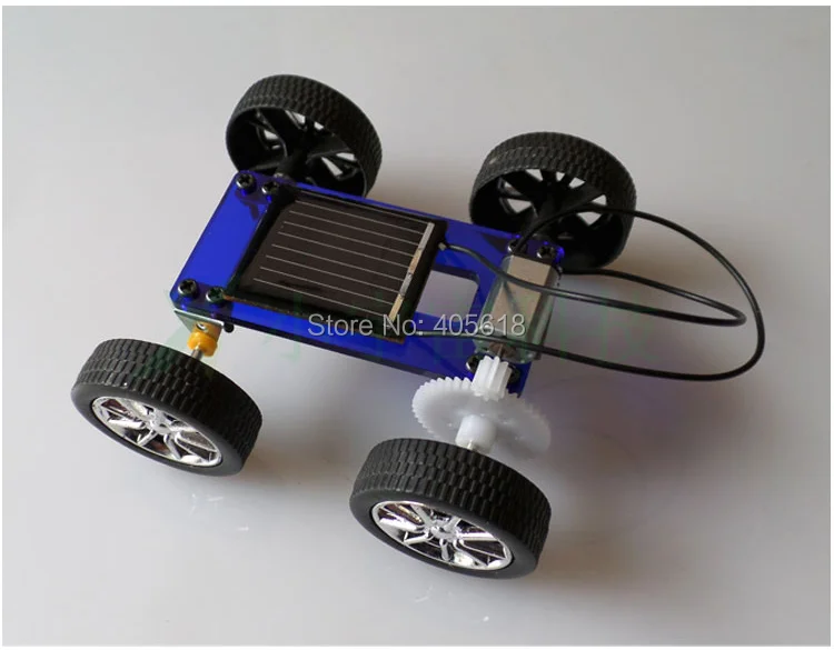2 шт. модель миниатюрный от восторг мини солнечный автомобиль сделай сам для