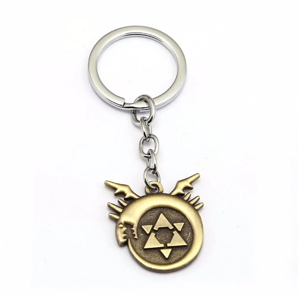 Мультфильм периметр металлический брелок для мужчин кольцо ключей Национальный