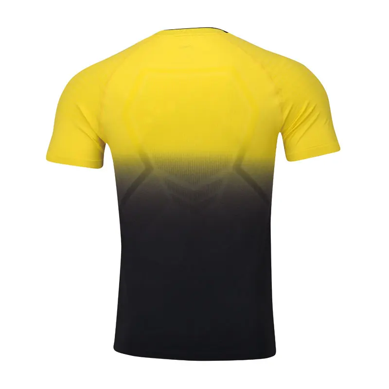 Мужские футболки для бадминтона Li Ning спортивные стандартного кроя из сухой