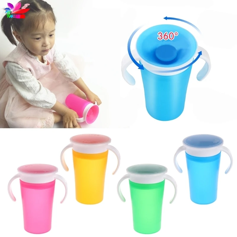 

Modern Children Gift Safe Spill 360 Degree Drink Prevent Leaking Cup Fancy Cup