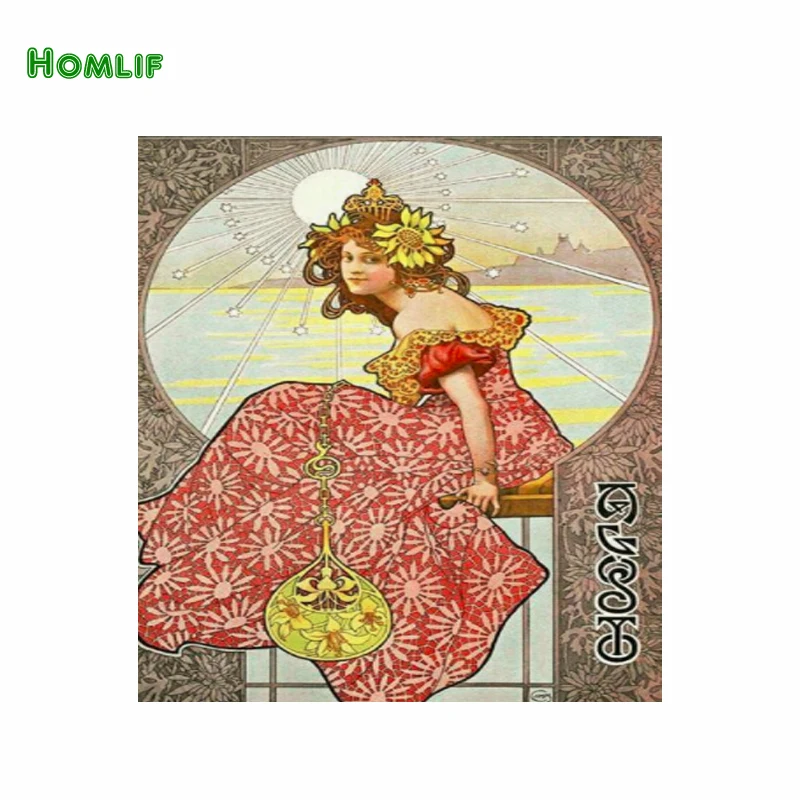 Homlif 5D полный квадратный алмаз картина Алмазная мозаика из страз diamond Вышивка