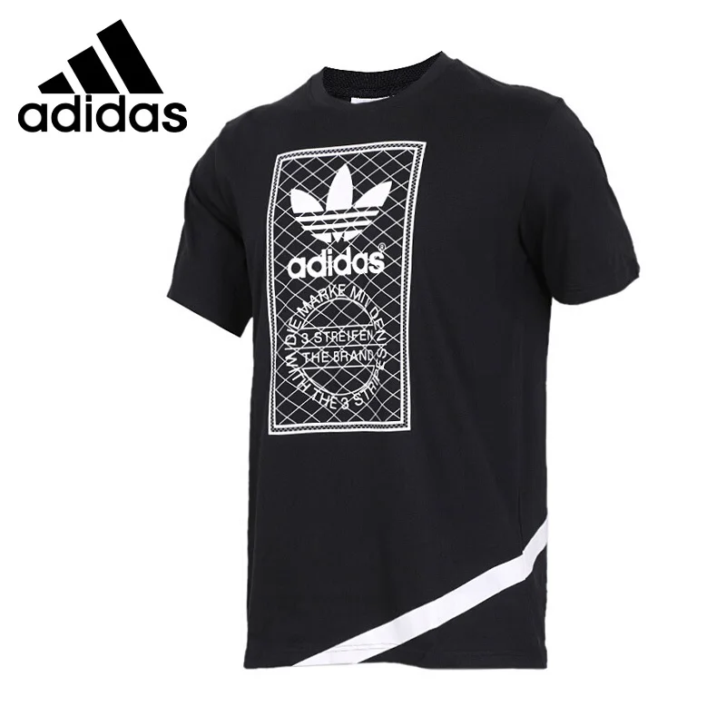 Оригинальное новое поступление 2018 мужские футболки Adidas Originals спортивная одежда с