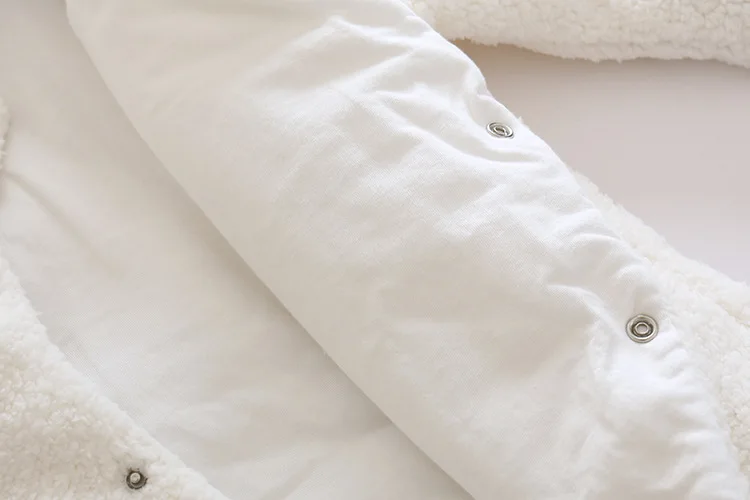 Зимние комбинезоны плотные Ползунки для новорожденных Одежда теплый комбинезон