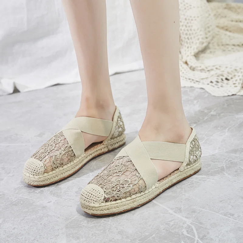 Эспадрильи Женская обувь Женские лоферы без застежки zapatos de mujer рыбацкие ботинки